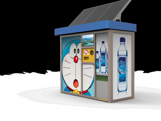 Multi-Functional Recycle Bottle Smart Reverse Vending Machine 300KG