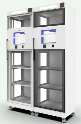 Wi-Fi integrated wallmount vending machine with English language support delivering vending solutions and remote access