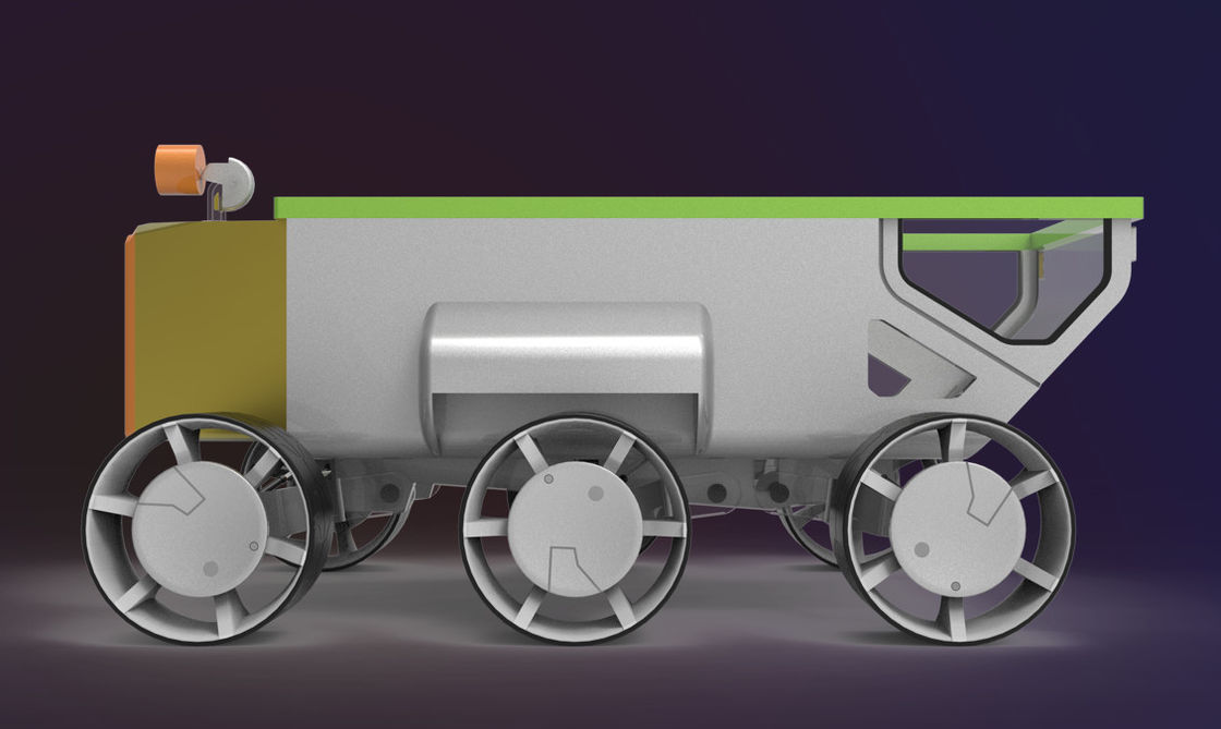 16% Slope Self Driving Autonomous Delivery Robots 48Vdc