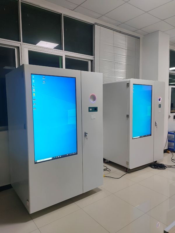 Multi Language Solid Waste Recycling Solution Bottle Can RVM Systems 49 Inch Touch Screen