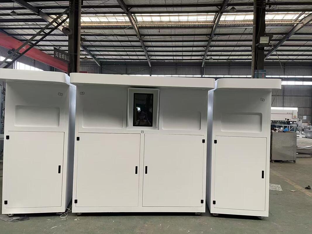 Outdoor 4 in1 combo Reverse Vending Machine for Cartons, Textiles, Smart Electronics, Recycling, AI powered